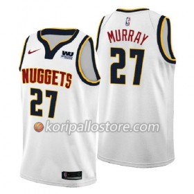 Denver Nuggets Jamal Murray 27 2018-2019 Nike Valkoinen Miesten Pelipaidat Swingman 